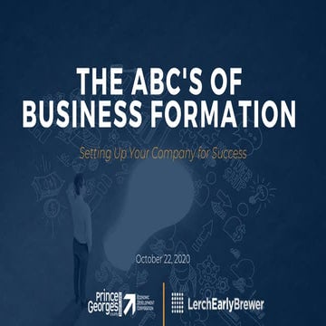 The ABCs of Business Formation: Setting Up Your Company for Success