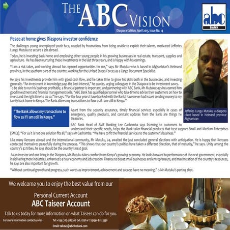 ABC Vision Diaspora Edition April 2013 