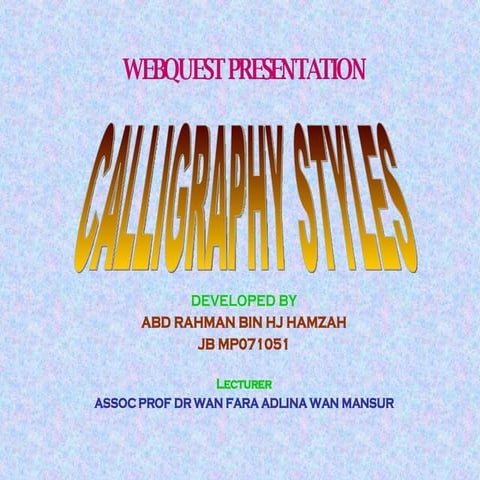 Abd Rahman | PPT
