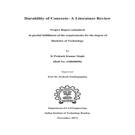 Durability of Concrete