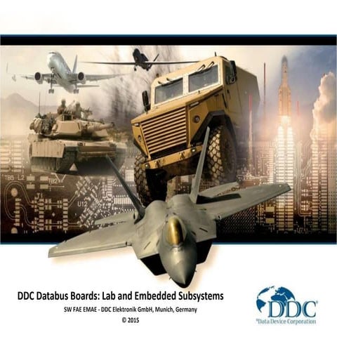 Tarjetas de buses de datos DDC: Subsistemas de laboratorio