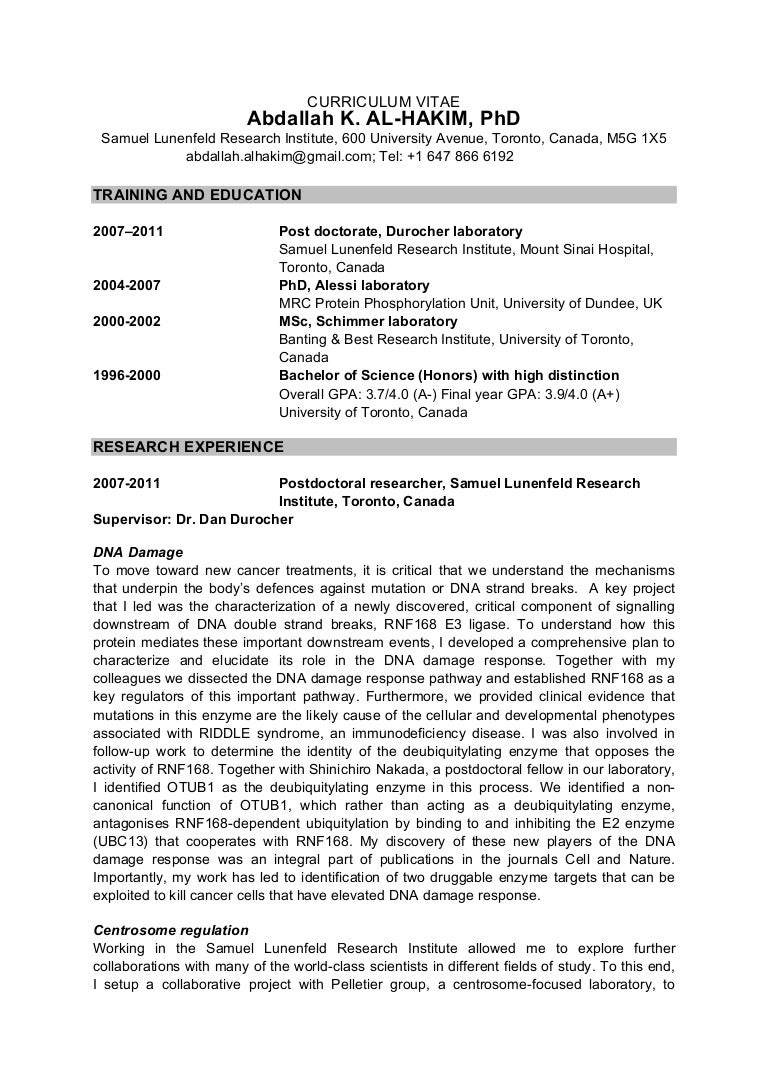 resume of biotech resume for biotechnology