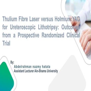 Holmium YAG vs thulium fiber laser .pptx