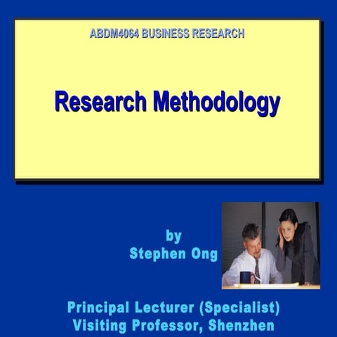 Abdm4064 week 04 research methodology