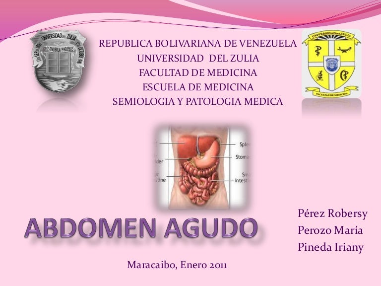 Abdomen agudo,.