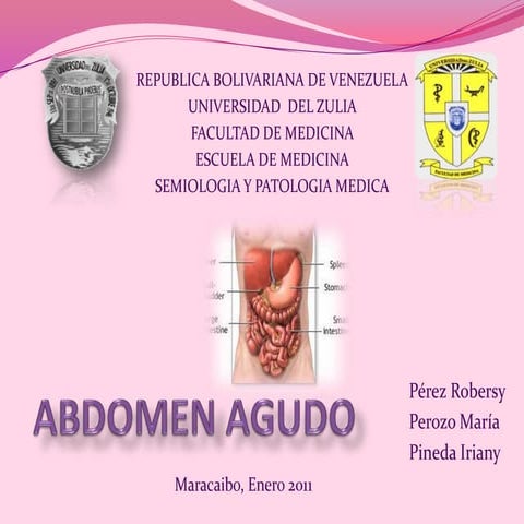 Abdomen agudo,.