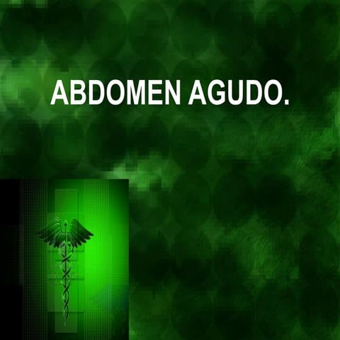 Abdomen agudo