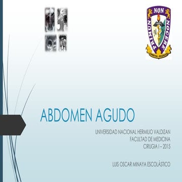 Abdomen agudo quirurgico