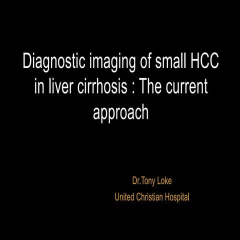Abdominal imaging hcc t loke | PDF
