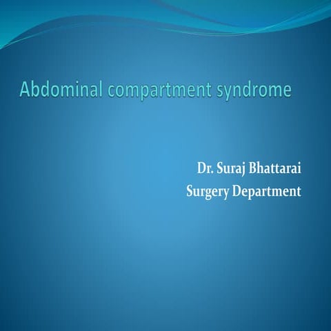 Compartment syndrome, meaning , types, causes , nursing management ...