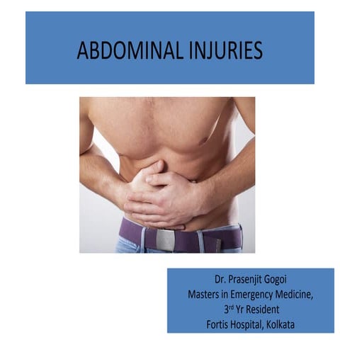 Abdominal injuries
