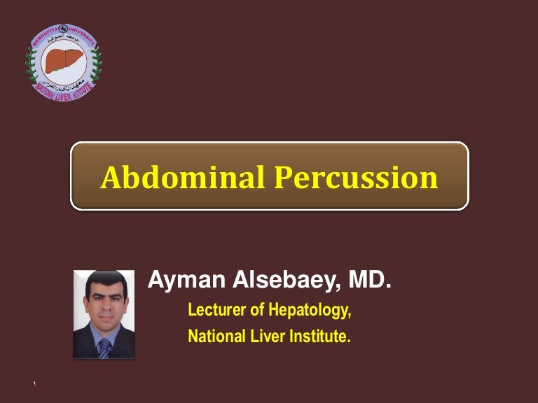 Abdominal percussion [2015]