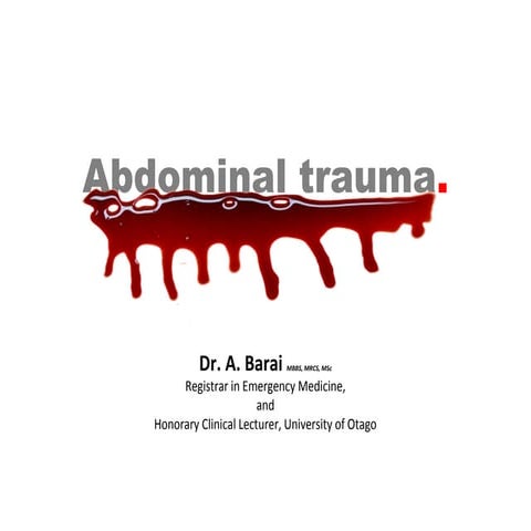 Abdominal trauma