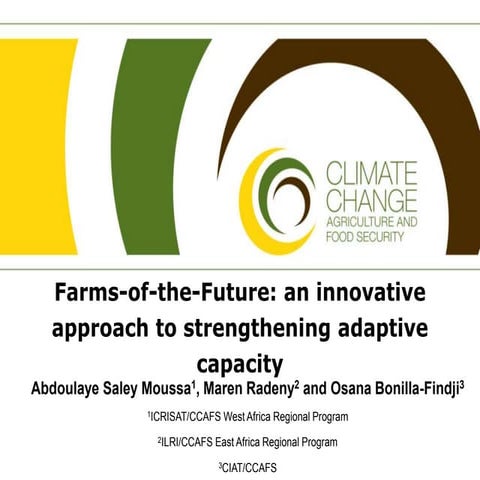 Farms-of-the-Future: an innovative approach to strengthening adaptive capacity