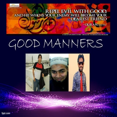 presentation on GOOD Manners