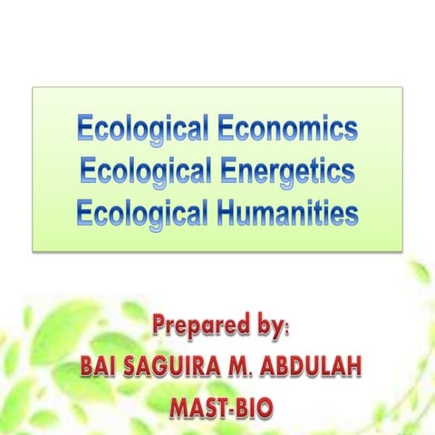Abdulah eco report (ecological econ, human)