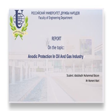 Anodic protection for corrosion prevention | PDF