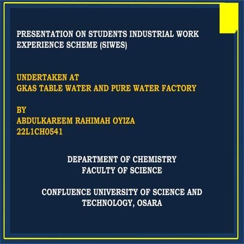 GKAS TABLE WATER AND PURE WATER POWERPOINT SLIDES | PPTX