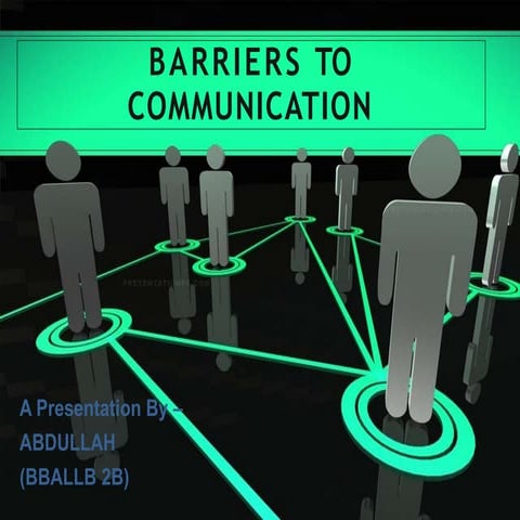Barriers to Communication