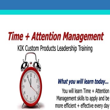 LinkedIn Time + Attention Management