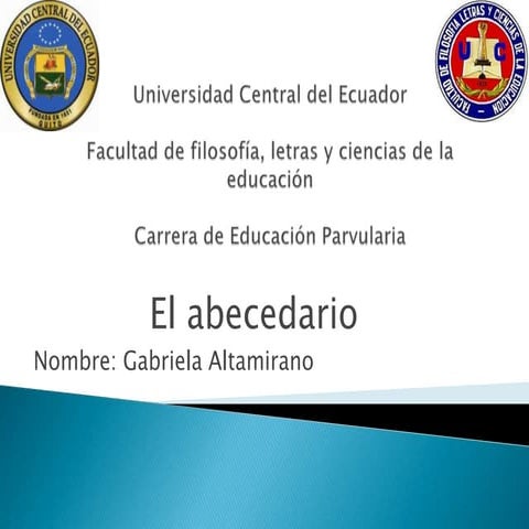 Abecedario Gabriela Altamirano