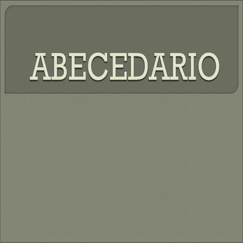Abecedario