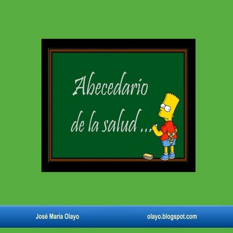 Abecedario de la salud.