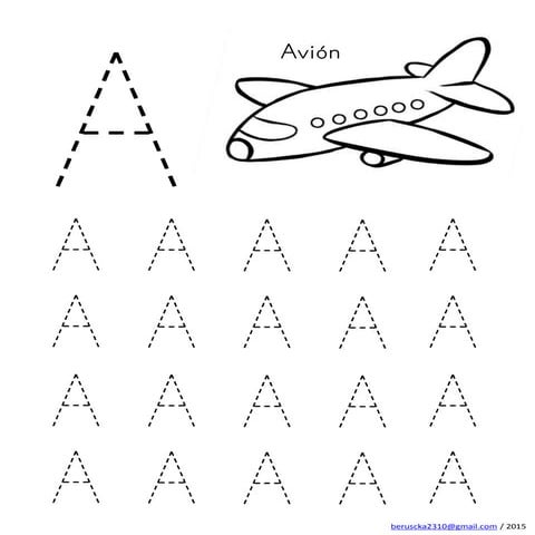 Abecedario en mayusculas con dibujos