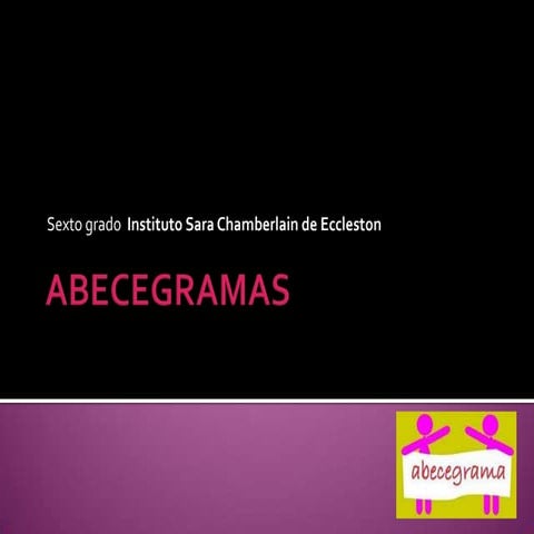 Abecegramas 6to grado