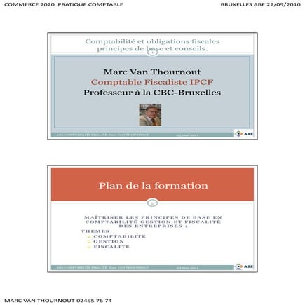 Obligations fiscales et comptable