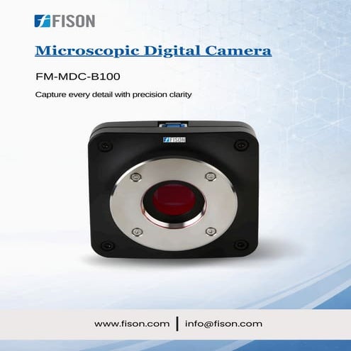 Microscopic Digital Camera FM-MDC-B100 - Microscope Camera | PDF