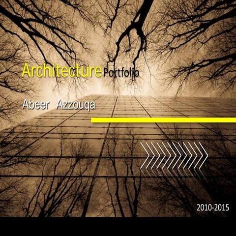 Abeer azzouqa architectural portfolio | PDF