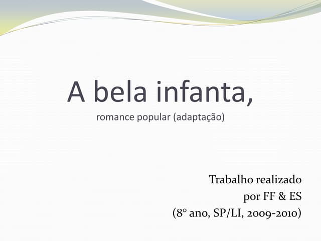 A Bela Infanta 
