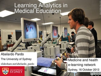 Learning Analytics in Medical Education