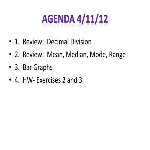 11:00 Week 1 Wednesday Data | PPT