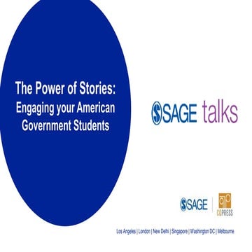The Power of Stories: Engaging your American Government Students