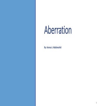 Aberration