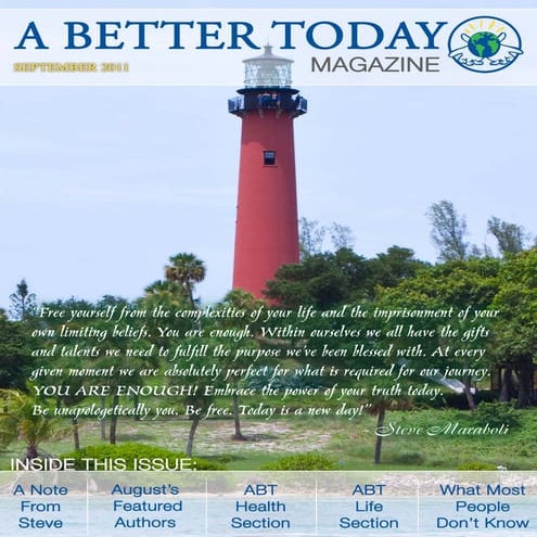 " A better today " magazine. 