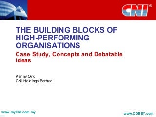 The Building Blocks Of High Performing Organisations