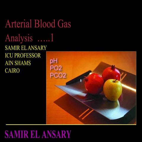 Abg.2 Arterial blood gas analysis and example interpretation