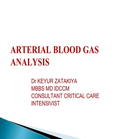 ARTERIAL BLOOD GAS ANALYSIS