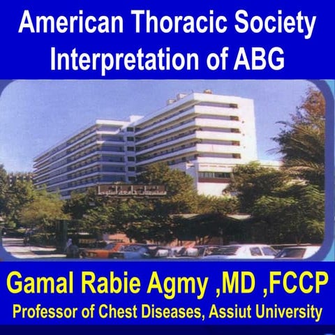 Arterial Blood Gases Analysis