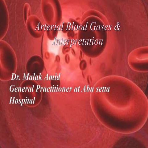 ABG  interpretation.