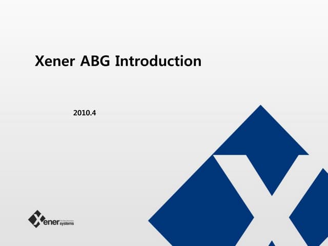 ABG(Xener SBC-Session Board Controller) Introduction
