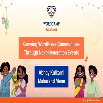 Growing WordPress Communities Through Next-Generation Events