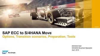 SAP ECC to S/4HANA Move