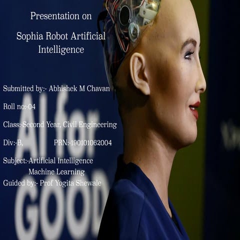 Presentation on Sophia Robot