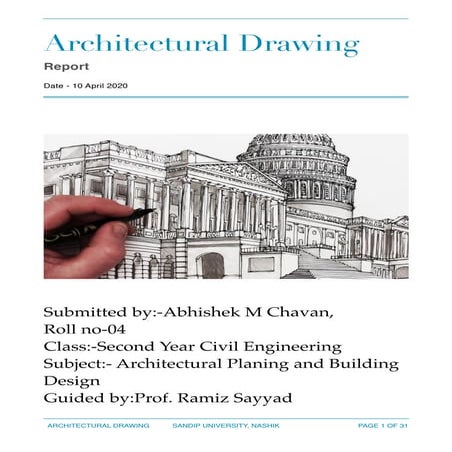 Presentation on Architectural Drawing