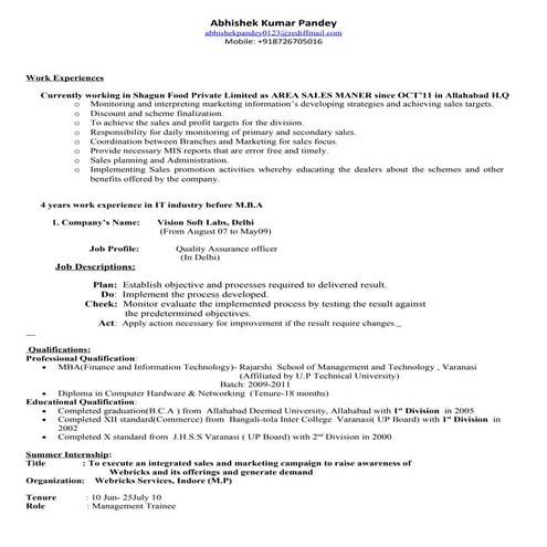 Abhi cv