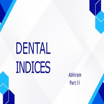 Oral Hygine Index and oral hygiene index simplified | PDF